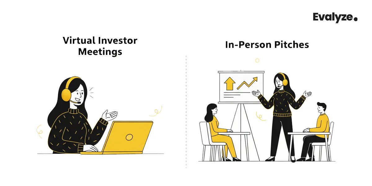 How Virtual Investor Meetings Differ from In-Person Pitches
