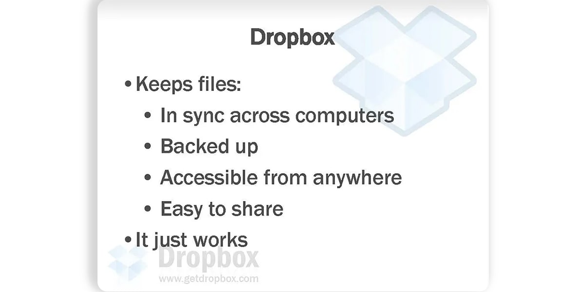 Dropbox pitchdeck