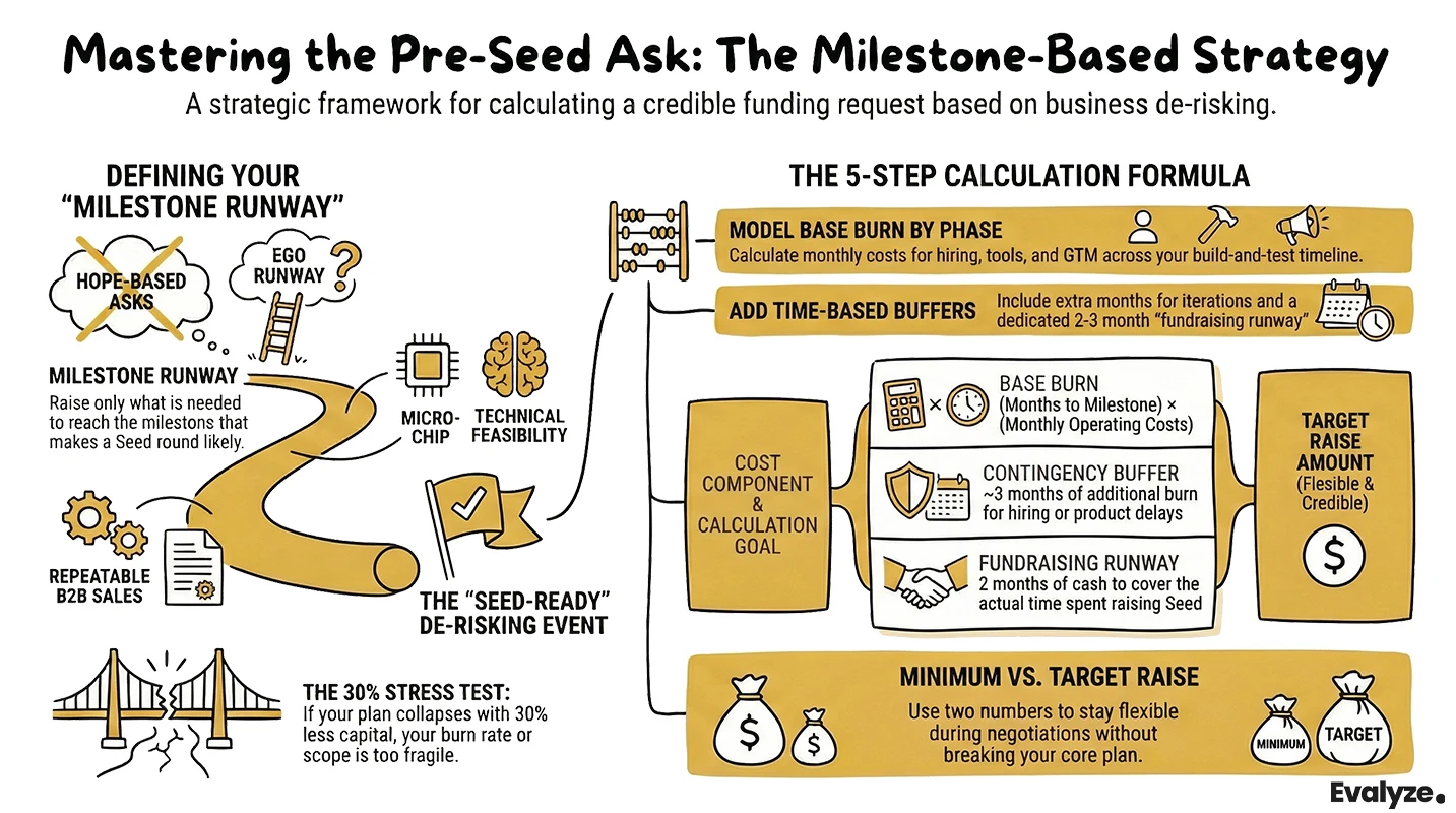 Pre-Seed Fundraising Infographic